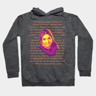 Gloria Steinem Portrait and Quote Hoodie